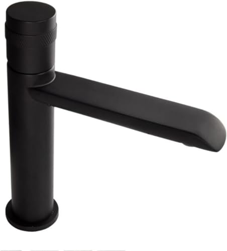 Robinet de salle de bain mélangeur eau chaude et froide en laiton robuste pour vasque