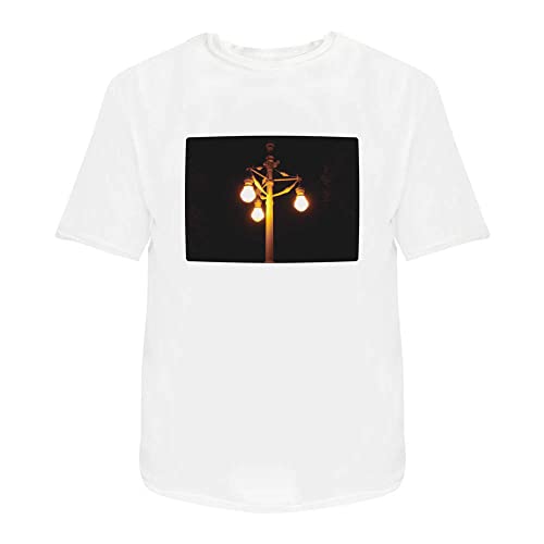 Grand 'Lampadaire' T-Shirt Coton Adulte (Blanc) (TA00053571)