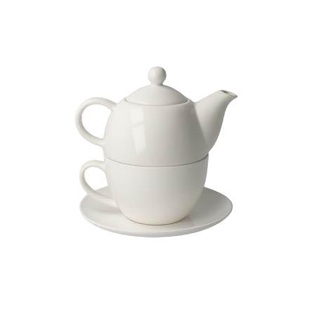 Théière Tea for One Kaiser porcelaine blanche idée cadeau thé