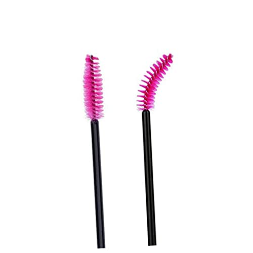 FRCOLOR 50pcs Disposable Mascara Brushes for Lashes Easy Bending Brush Head No Clumping for Applicati
