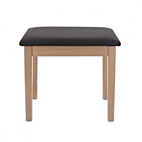 Gear4music Tabouret de Piano avec Rangement Chêne Clair - Les Beatles, Paul McCartney, John Lennon, RIngo Starr, George Harrison Gear4music Tabouret de Piano avec Rangement Chêne Clair
