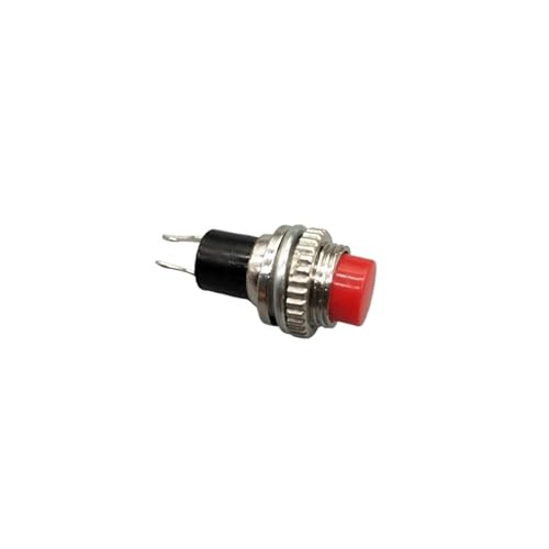 Interrupteur bouton-poussoir momentané DS-211 125V CA 2 broches de 10mm pour bricolage électronique