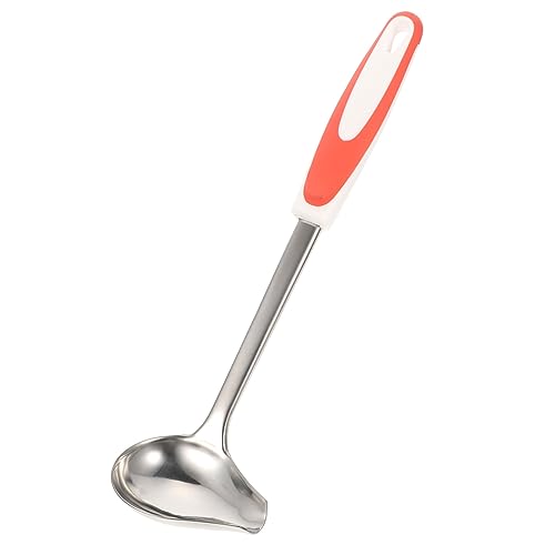 Happyyami Saucer Spoon Sauce Serving Spoon Stainless Steel Ladle for Cooking for Dressings Gravies