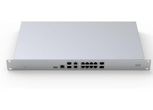 Image of MX85-HW Router Security Appliance | Cloud-Managed Firewall | 1Gbps Throughput | 8X GbE Ports |Rack-Mount 1U Design with 3 Year's MERAKI SOLUTIONS Warranty (No License)