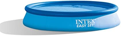 INTEX 28131EH Easy Set Inflatable Swimming Pool Set: 12ft x 30in – Includes 530 GPH Cartridge Filter Pump – Puncture-Resistant Material – 1485 Gallon Capacity – 23in Water Depth