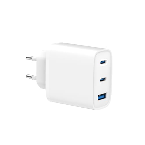 Cargador inteligente 65W SPC con triple salida USB para portátiles