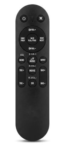 Image of K2 Remotes Compatible for GOVO Home Theatre & Soundbar Remote - Works for GOVO GoSurround 800, 985 Models | Exact Match Required - Otherwise Won't Work