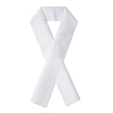 [あめてまり] 刺繍半衿 ちりめん 日本製 礼装 洗える ポリエステル 袷 通年 大人 レディース 振袖 成人式 結婚式 留袖 訪問着 付下 フォーマル 刺繍 長襦袢 上品 華やか おしゃれ オシャレ かわいい 交織 (B. 白金刺繍)