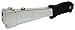 Zeluga 16-425 Heavy Duty Steel Construction Hammer Tacker, Anti-Jam Magazine and Ergo Grip Handle, Fits Staples 1/4'' - 5/16'' - 3/8'' (A11, T50 and 140 Staples), Black