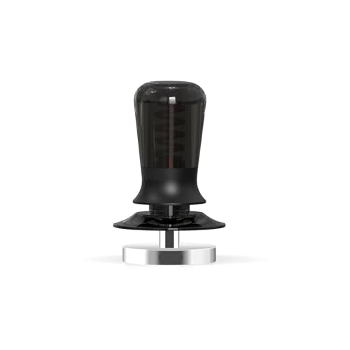 LXZNRQU Compatible for IKAPE V3, prensa de café espresso, prensa de café transparente con resorte, base de acero inoxidable, 51/54/58 mm(Translucent 54mm)