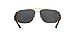 Versace Man Sunglasses Gold Frame, Dark Grey - Polar Lenses, 63MM