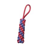 【Material】 El juguete de masticación de la cuerda perro está hecho de material de fibra, excelente, liviano, resistente a y tiempo largo.