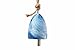 Handcrafted Art Glass Hanging Bell – Colorful Glass Buoy Wind Chime with Wood Striker and Hemp Rope – Outdoor Garden or Window Decor (Blue marble)