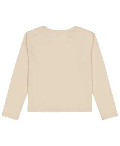 Image of Lucky Brand Girls' Long Sleeve Graphic T-Shirt, Tagless Cotton Tee with Fun Designs