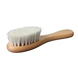 Generisch Naturhaarbürste für Babys, Baby-Haarbürste mit Holzgriff, Babyhaarbürste extra weich,...