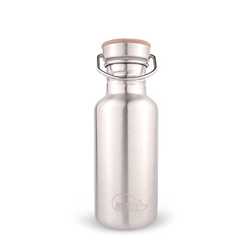 mintie 500 Edelstahl-Wasserflasche, 500 ml, BPA-frei, leicht, stabil und auslaufsicher Cover