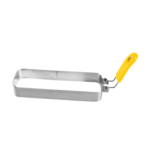Fenteer Fried Egg Stainless Steel with Handle for Griddle Pan