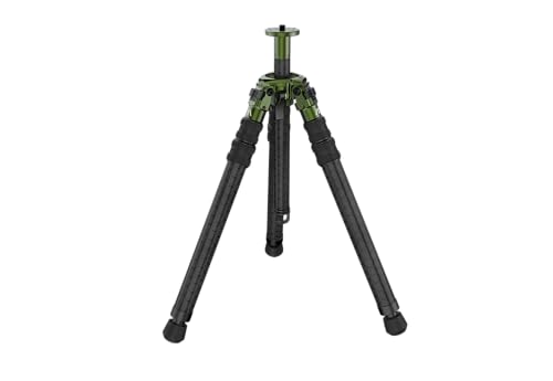 FatBoy Tripods Pursuit18 - Carbon Fiber and Aluminum Tripod with Durable Frame Lightweight Stable Design Bubble Level Adjustable Legs and Hands-Free Operation for Hunting Shooting Outdoors