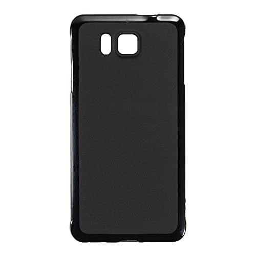 Shantime Soft Case Compatible with Samsung Galaxy Alpha G850F, Slim Shockproof Bumper Protective Back Cover, Anti-Scratch Flexible Shell, Grip-Friendly(Black)
