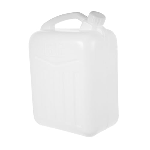 Toyvian Bidón de Agua Portátil Jarra de Almacenamiento de Agua con Asa para Camping Senderismo y