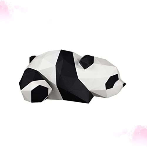 Nuobesty 3D Panda Papercrafts 3D Paper Puzzle Toy Cute Animals Sculpture Model Educational Crafts Building Stem For Home Decoration #TOP7