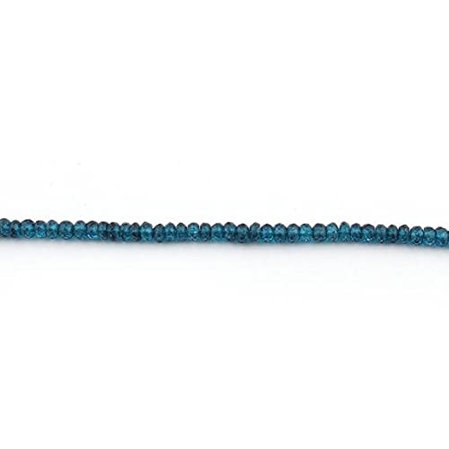 Apatite néon véritable en rondelles 5mm pour éviter les imitations et les pierres ternes