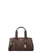 Gold-tone Hardware/Suede Leather/Chocolate