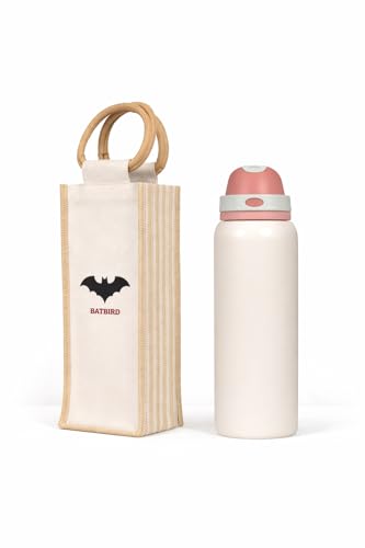Image of Stainless Steel Water Bottle with Flip Lid and Carry Loop (Avacado 33 OZ, 1000 ml)