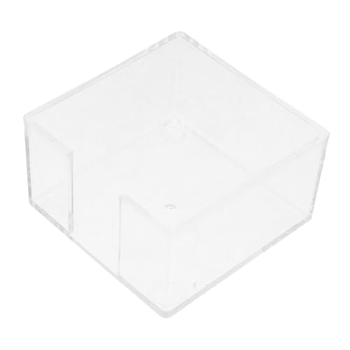 OSALADI Acrylic Paper Clip Holders Desk Paper Clip Organizers Memo Pads Holder