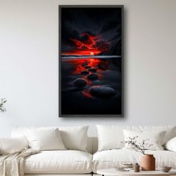 Impression d'art sur toile esthétique océan 60x105cm - 3
