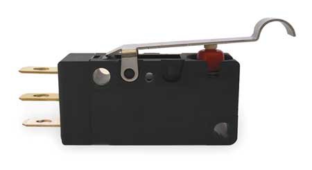 Microswitch, Miniature, Simulated Roller Lever, SPDT, Solder, 5 A, 125 VDC