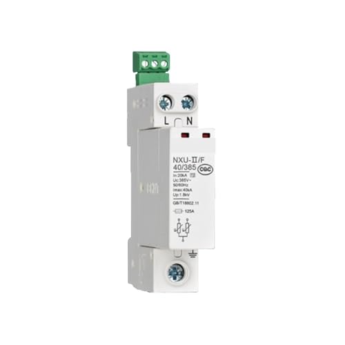 Protecteur de surtension NXU 40kA parafoudre 1P+N 18mm pour tableau électrique domestique