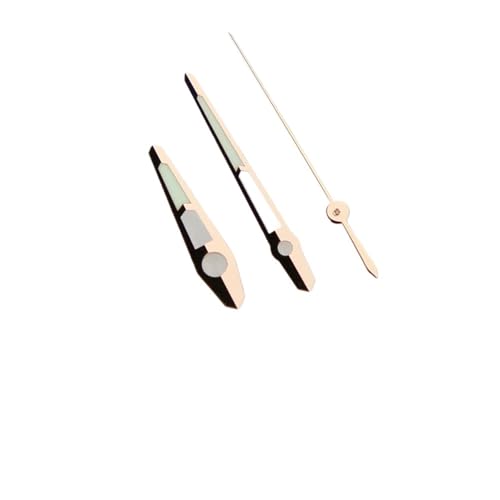 WVTVBYLKLP(売店) 1053 カットフェイス C3 グリーン ルミナス フィット NH34 35 36 38 70 自動巻きムーブメント SKX007 針 手(Shiny Rose)