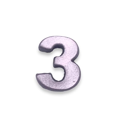 Image of Number 3 Three Lapel Pin by StockPins