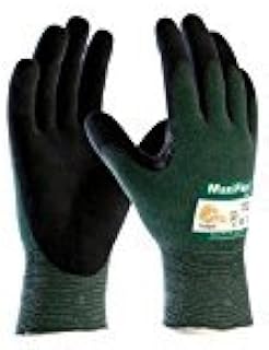 PIP 34-8743/M Medium MaxiFlex Cut by ATG Black Micro-Foam Nitrile Dipped Palm And Finger Coated Work Glove With Continuous Knitwrist (Dozen) â€¦