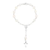 Braccialetti con croce vergine: adatti alla maggior delle misure di polso, non c'è bisogno di preoccuparsi di la taglia sbagliata, braccialetto con croce per donne e uomini