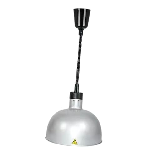 MERISHOPP™ Food Heat Lamp Warmer with Bulb for Restaurant Cafeteria Buffetfried Chicken Argent|Home & Garden|Kitchen Dining & Bar|Small Kitchen Appliances|Chafing Dishes & Warming Trays