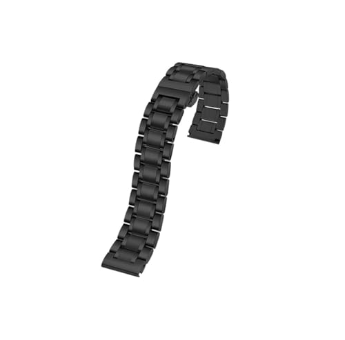 Correa de reloj de acero inoxidable en color plata de 22mm para esferas clasicas