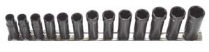H.b. Products Inc TSCD3813B 13 Piece 3/8 Drive Deep Turbo Socket Sae/ Metric Set