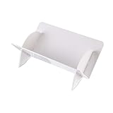 【Material duradero】: la estantería de escritorio está hecha de material acrílico, con bordes y esquinas lisos, sin rebabas, resistente y duradero.