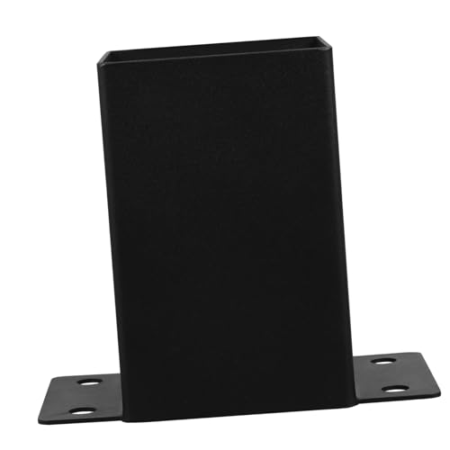 HEMOTON Staffe Per Piastre Di Base Per Ponti Da Esterno, Ancoraggi Per Pali in Ferro Per Impieghi Gravosi, Base Per Ancoraggi Per Pali Della Ringhiera Installazione Semplice e Utilizzo Multifunzionale