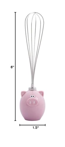MSC International Joie Piggy Wiggy Egg Whisk, Pink