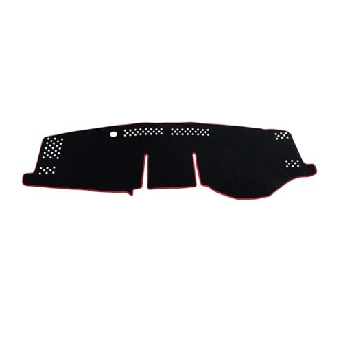 Tapis de tableau de bord de haute précision pour Toyota RAV4 2019-2024 style RHD liseré rouge