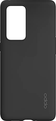 OPPO Cover Reno 6 Pro ORIGINALE, Custodia per cellulare 5G 16,6 cm (6.55') Cover Silicon Liquid Colore Nero