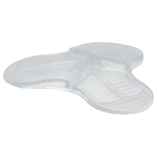 WAGNER Door Wedge / Doorstop 3STOP Color - Ø 108 x 19 mm, Transparent Design Wedge Made of high Class Synthetics, to be Pushed Underneath Doors, with 3 Different Wedge Heights - 15698501