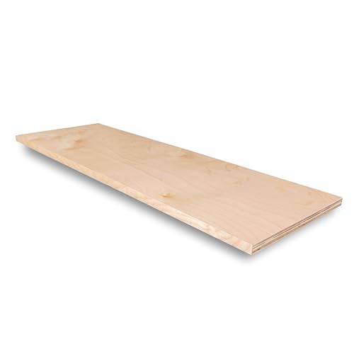 Custom Cut Inserts - Custom Birch Shelves Cut to Order 3/4' - Cabinet Shelf Custom Size - Wood Shelves - Cabinet Replacement (Maple Color)