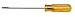 Xcelite R5324 Vanadium Steel Slotted Round Blade Screwdriver, 5/32" Head, 4" Blade Length, 6-5/8" Overall Length