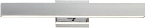 ET2 Lighting E42662-PC Alumilux Sideline - 12W 2 LED Bath Vanity-4.75 Inch Tall and 24 Inch Length, Finish Color: Polished Chrome
