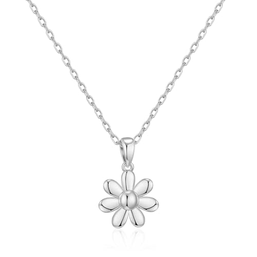 Image of Philip Jones Silver Plated Daisy Necklace