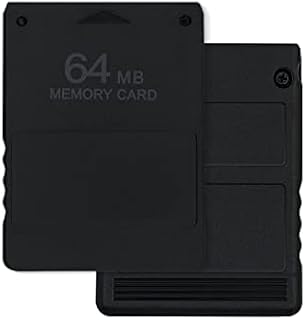 Mcbazel PS2 Memory Card 64MB, 64MB Memory Card for Playstation 2 PS2/Slim Game Console